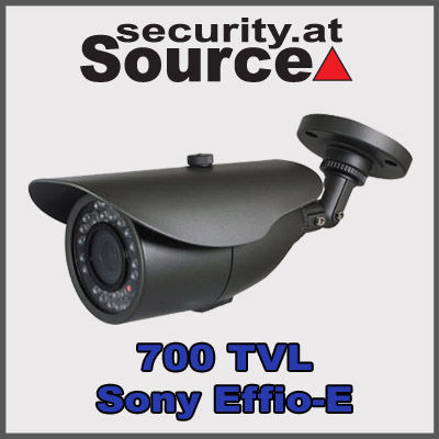 Vandalsichere 700 TVL Infrarot-Farbkamera Sony Effio Chipsatz