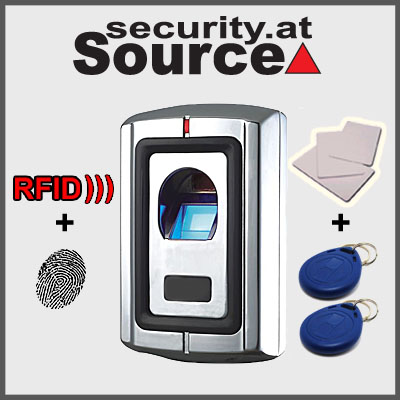 Fingerprint und RFID Biometrie Türöffner matt